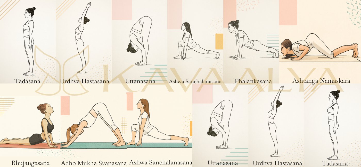 pasos saludo al sol yoga