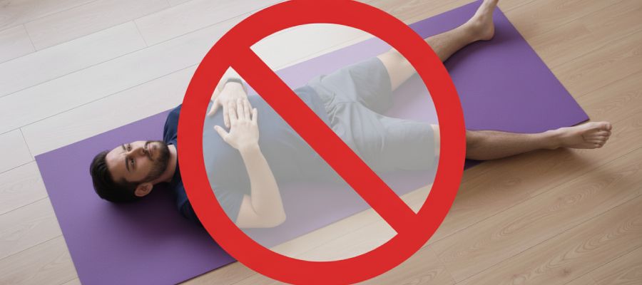 como no hacer savasana